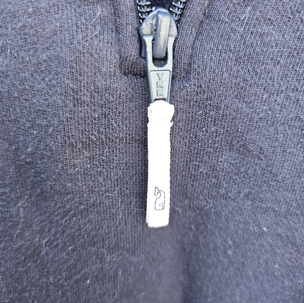 Vineyard Vines Martha’s Vineyard Girls Size XL Navy 1/4‎ Zip Pullover Sweater